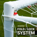 Quickplay Q-Fold Match Folding uPVC Football Goal