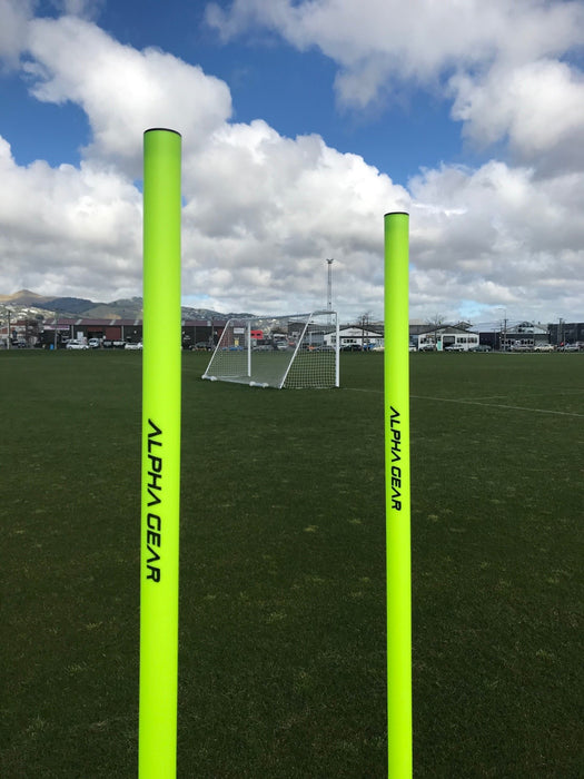 Agility Poles with Rubber Base - two piece design