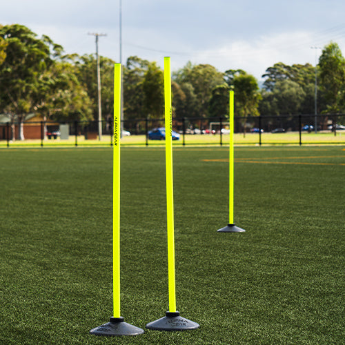 Agility Poles with Rubber Base - 1m high
