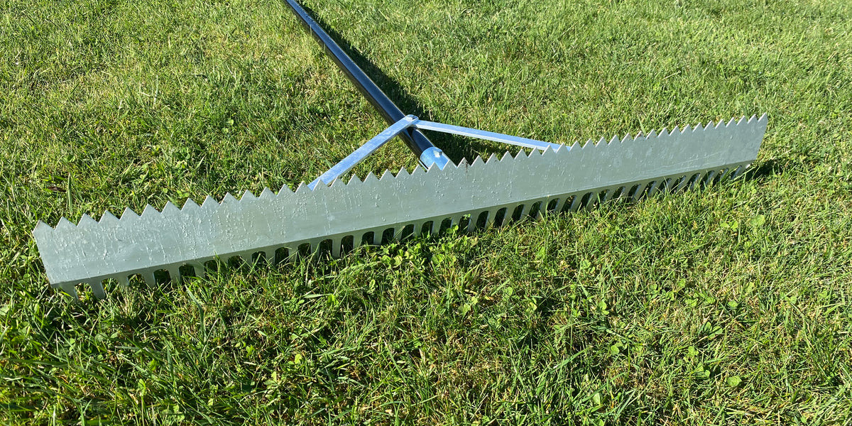 Dual Rake Stand Dual Landscaping Rake — Perennial Sport & Turf