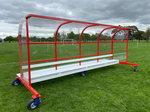 Portable Player Shelters with bench seat