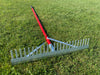 Landscaping Rake 915mm and 610mm wide, teeth with smooth side for levelling