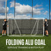 QP Pro Alu Match Goal folded 16ft x 7ft 5m x 2m