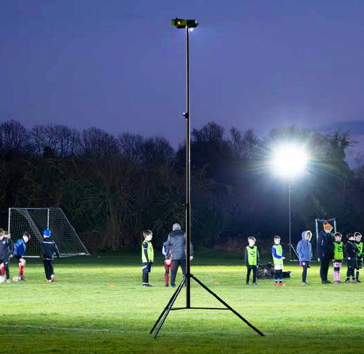 RiteLite Sports-Lite portable light on sports football field