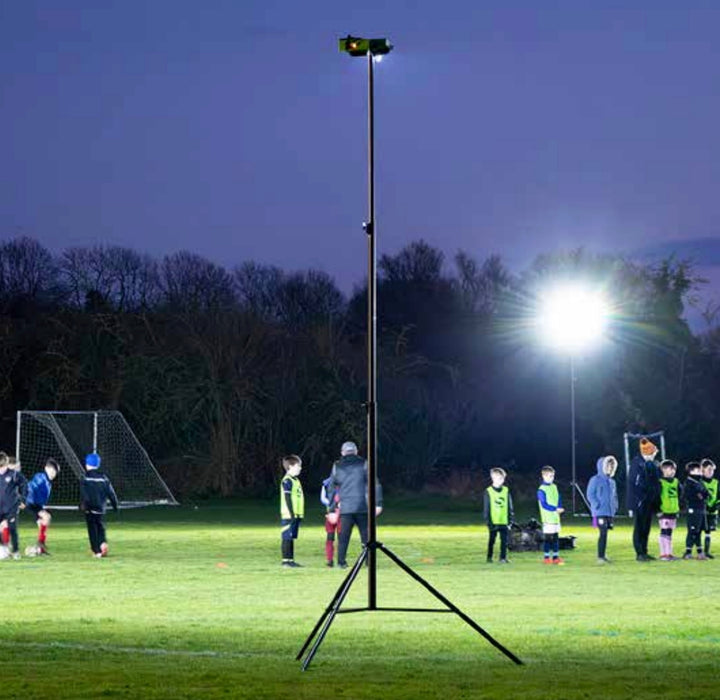RiteLite Sports-Lite portable light on sports football field