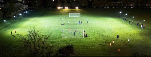 Rite Lite Sports-Light temporary sports field lighting on football field