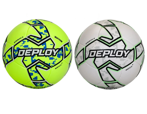 Stealth II Match+ Football - sizes 4, 5 Deploy Football 