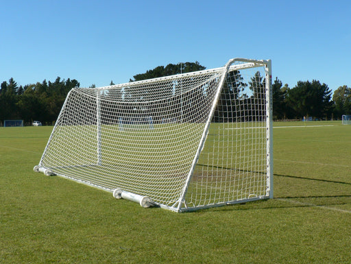 Velocity Aluminium Senior Continental Football Goal, net and wheels