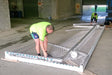 Aluminium Folding Football Goal, for easy portability and storage. 4m x 2m, senior size.