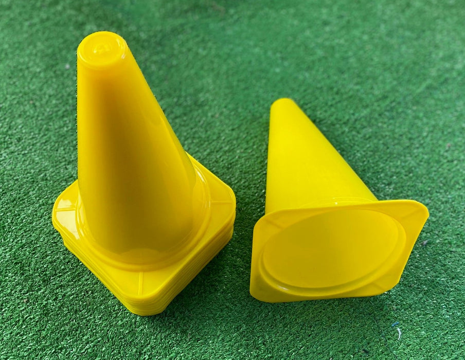 witch hat 9 inch plastic training cone yellow