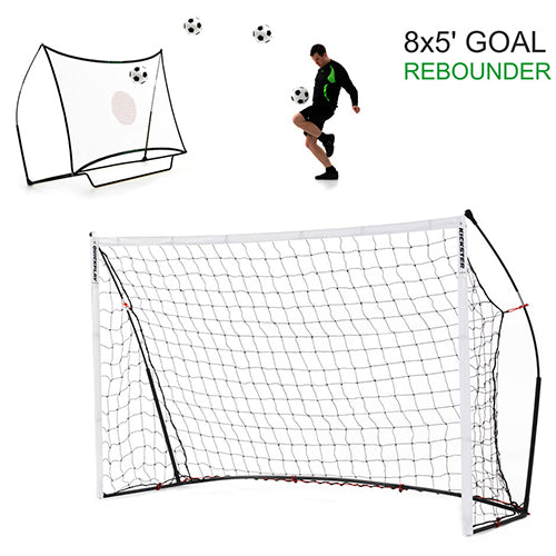 QuickPlay 2 in 1 Kickster Combo Goal and Rebounder