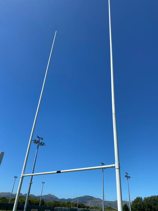 16m Aluminium Rugby Posts by Perennial Sport & Turf