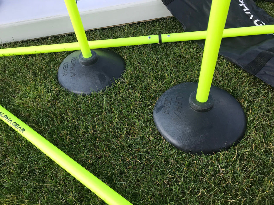 Agility Poles with Rubber Base - two piece design