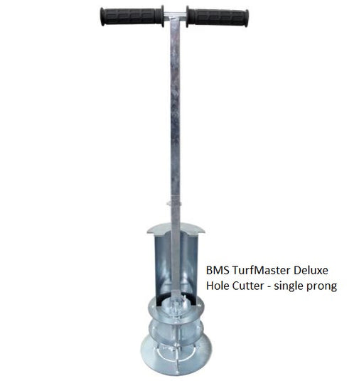 BMS TurfMaster Deluxed Hole Cutter, single prong