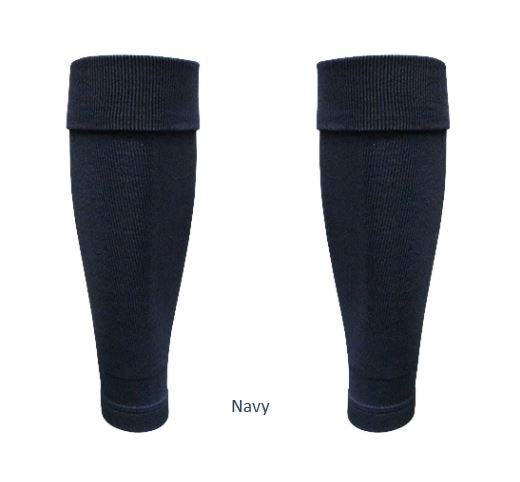 Gioca Footless Socks - navy blue