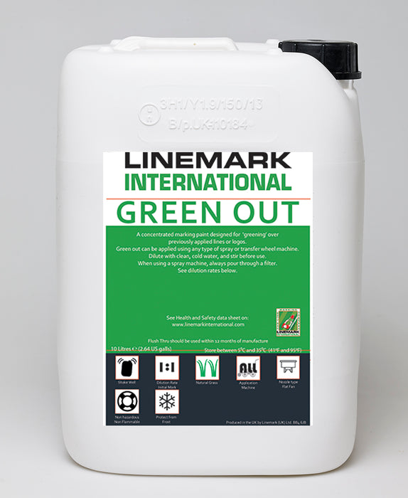 Green Out Linemarking Paint Linemark International