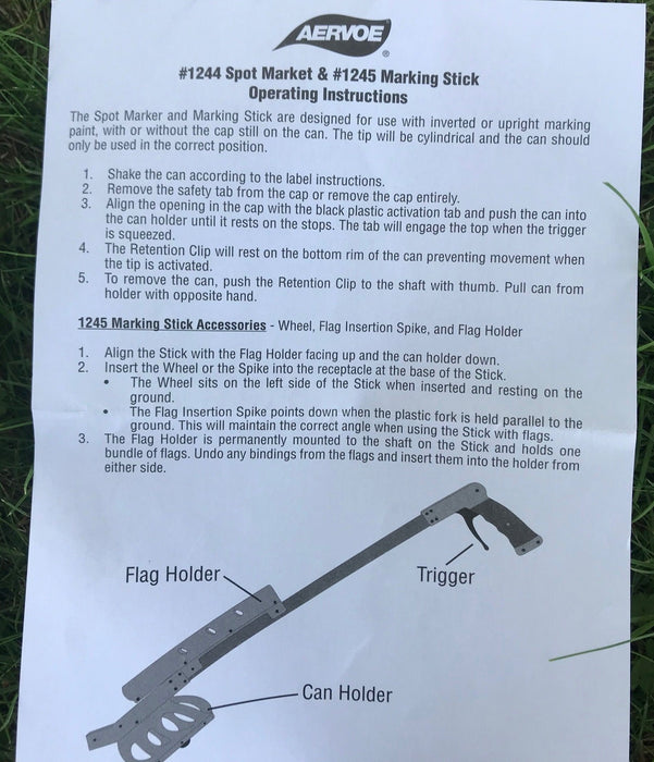 Marking Stick instructions