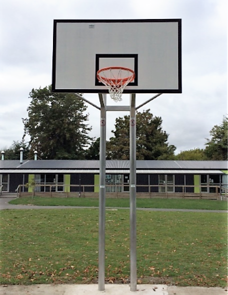 Semi Permanent Basketball Goal