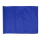Plain blue golf flag