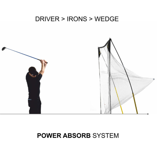 Quickplay QuickHit Quick-Hit Golf Net 8ft x 8ft
