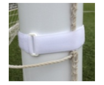 Velcro straps for nets on football goals